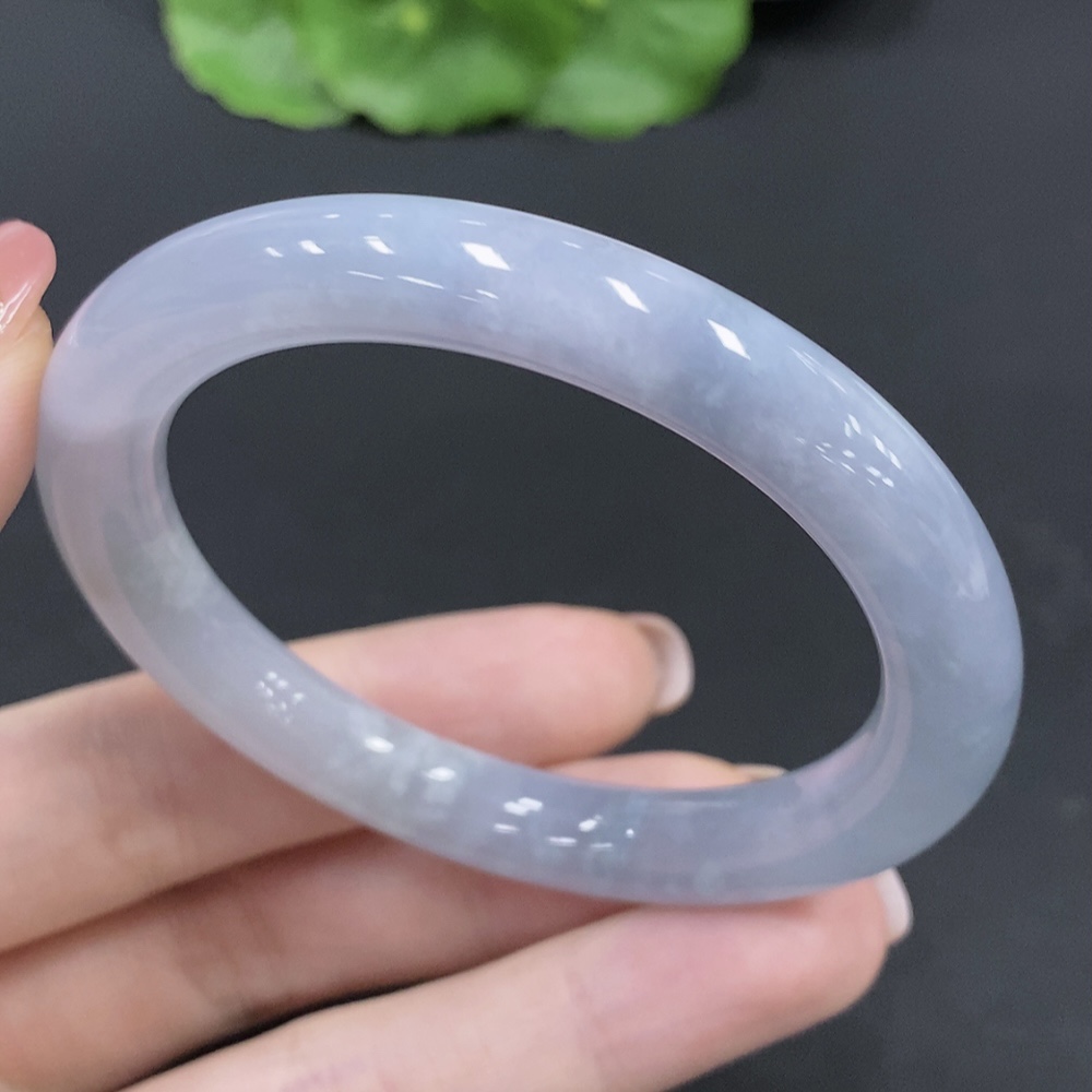 F26967794 JadeiteRound Bangle, Total Weight Approx. 39g, Size 52