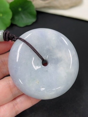 F41941971 翡翠平安扣挂件 货品总重约72.75g