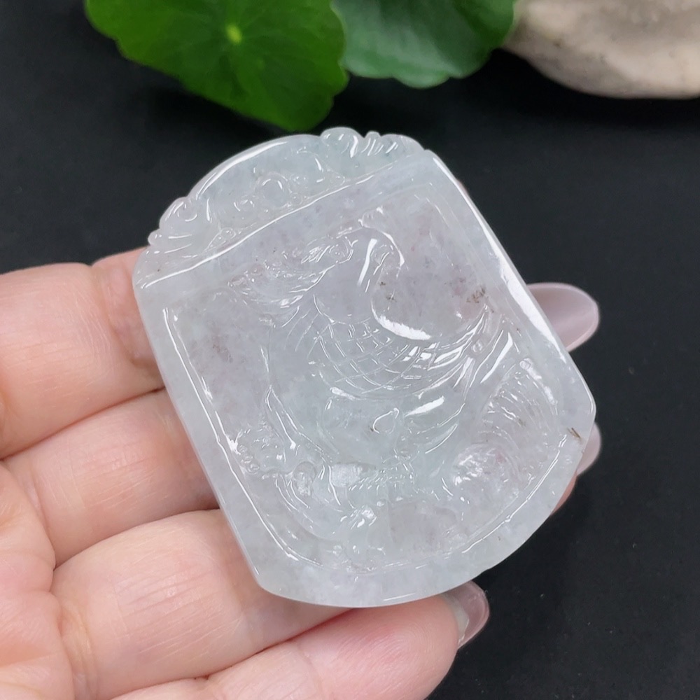 F31675739 Jadeite Heroic and Resourceful Pendant
