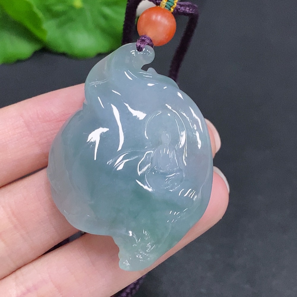 F34003259 Jadeite Enlightenment Pendant