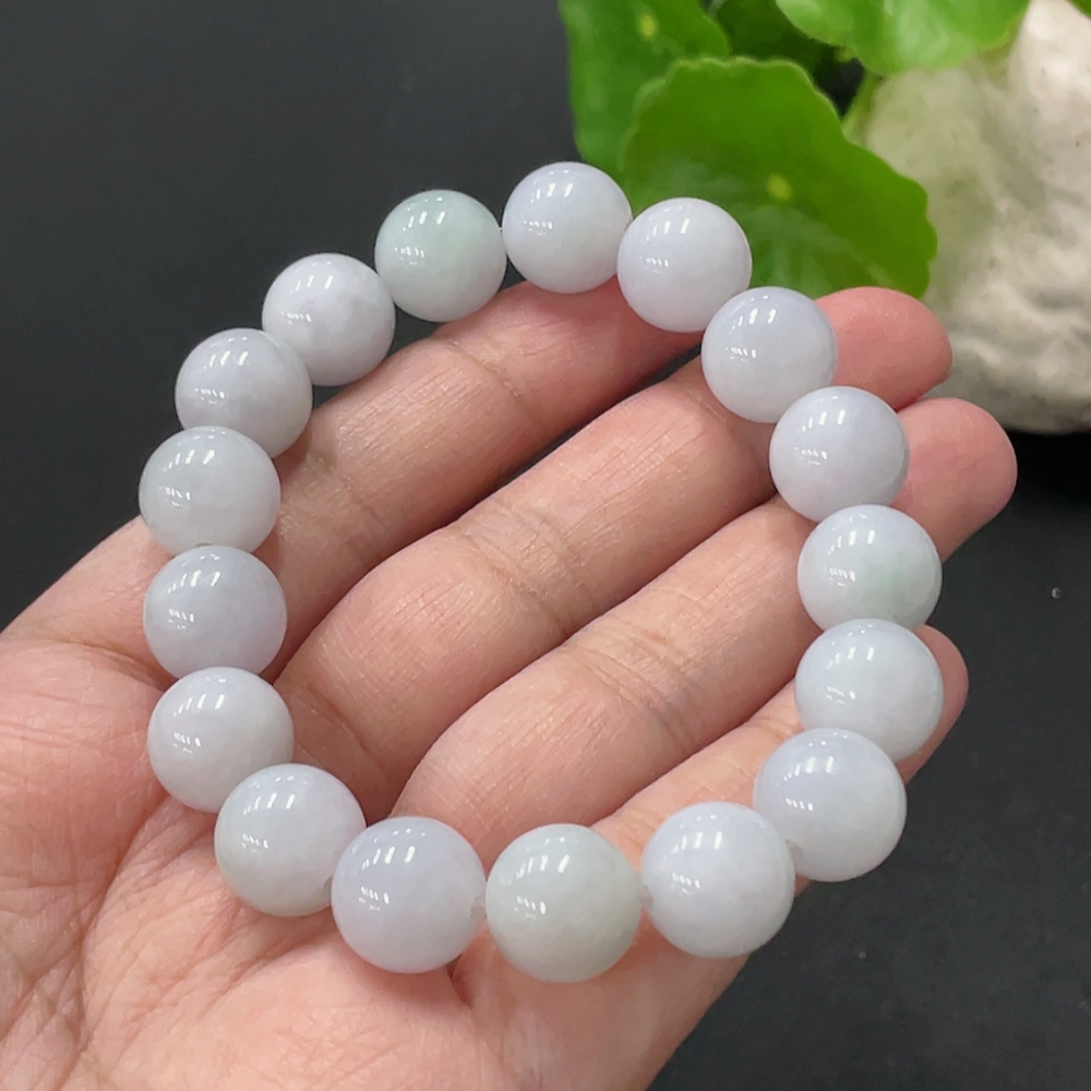 F35081763 Jadeite Bracelet 11.5mm Approx. Total Weight About 43.9g