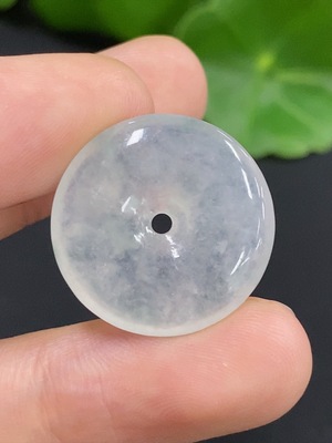 F42968457 翡翠平安扣挂件 货品总重约4.14g