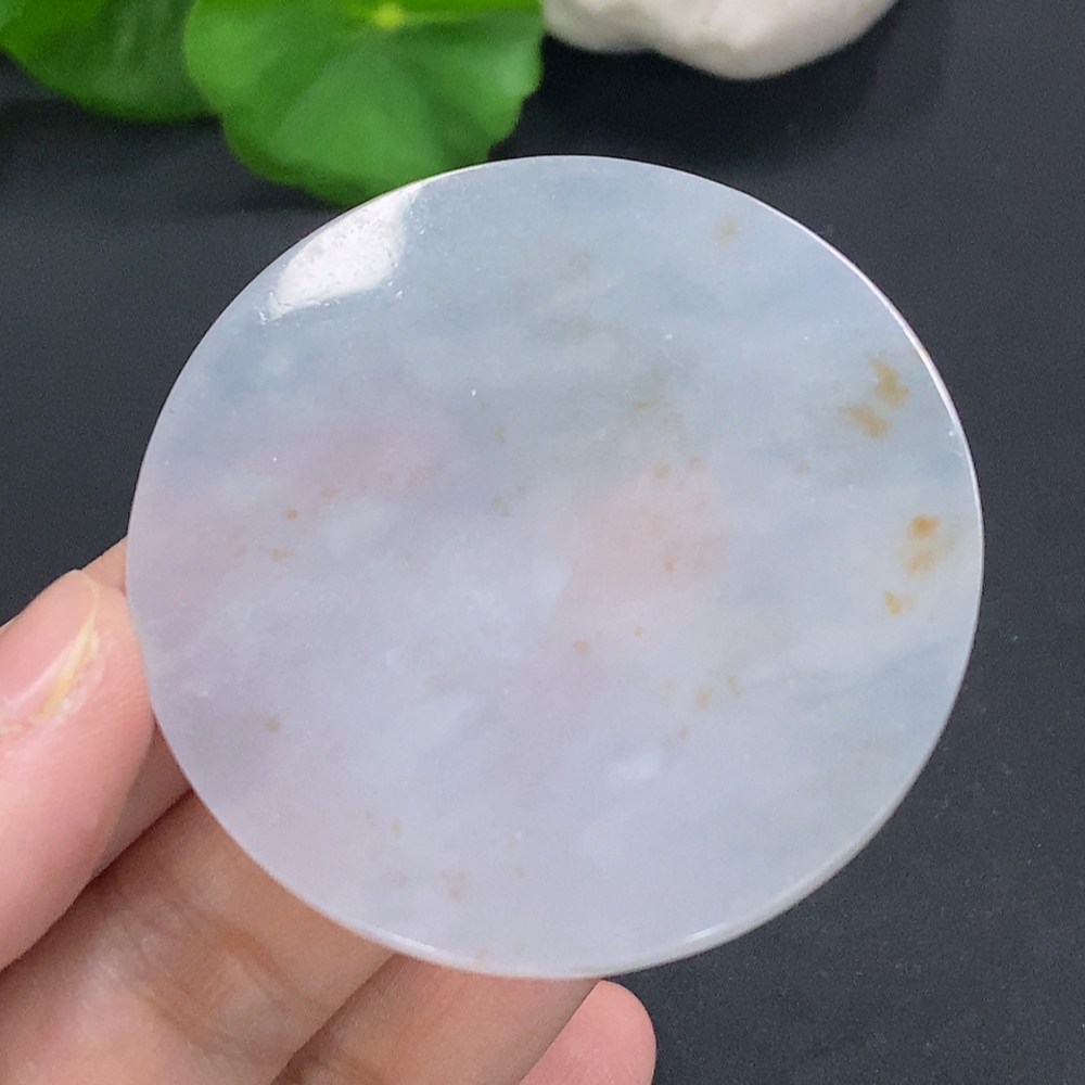 F27058059 Jadeite Plain Pendant Mounting Piece Total Weight Approx. 38.2g