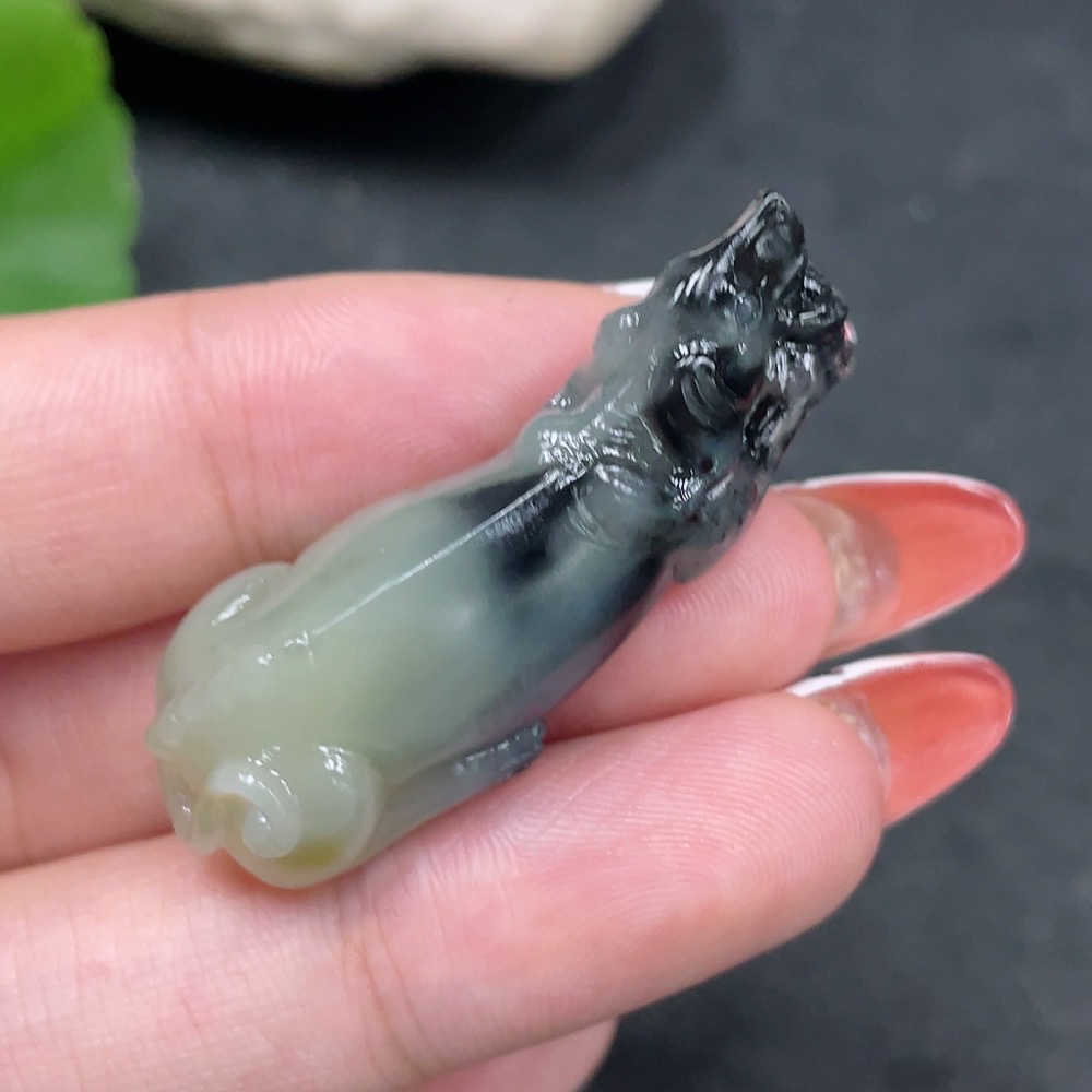 H34961187 Hetian Jade Pendant - Prosperity, Total Weight Approx. 10.7g