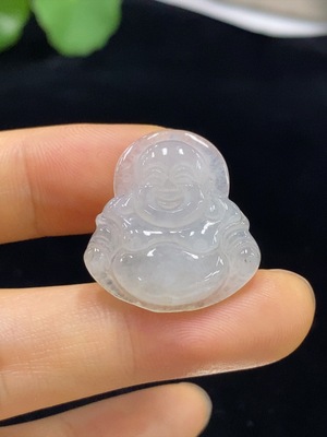 F34024706 Jadeite Buddha Pendant Total Weight Approx. 4.09g