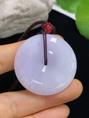 F46572999 翡翠挂件     平安扣     货品总重约18.1g