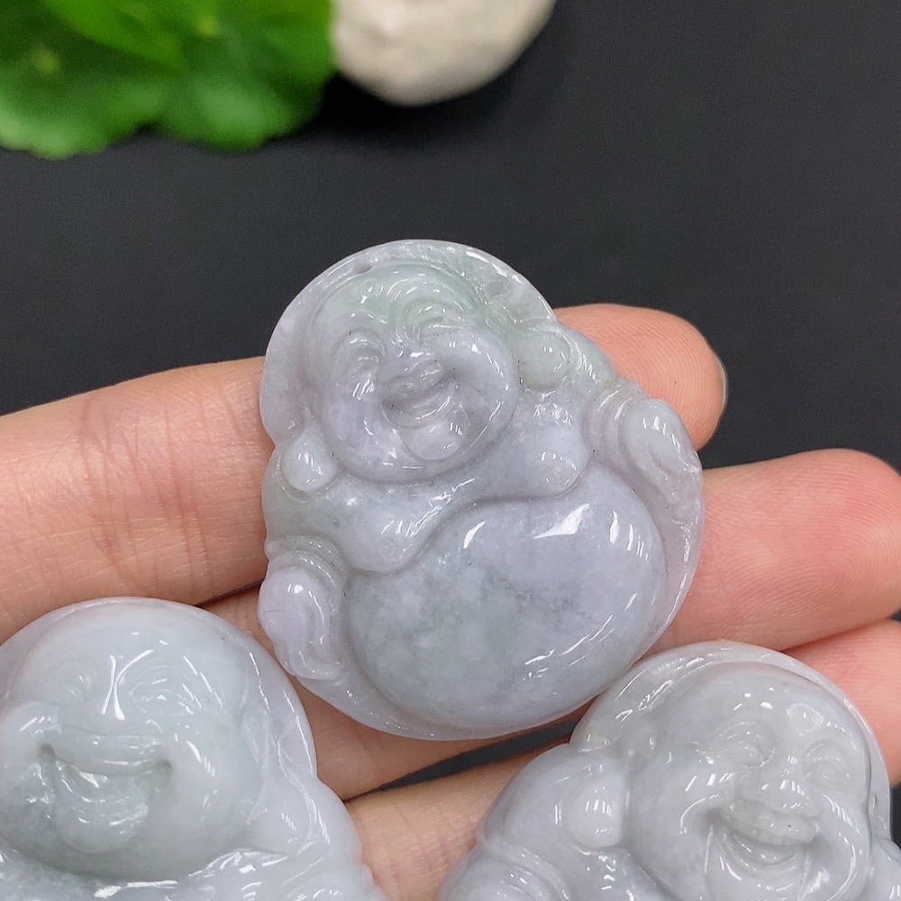 F32793849 JadeiteBuddha Pendant Set Wholesale