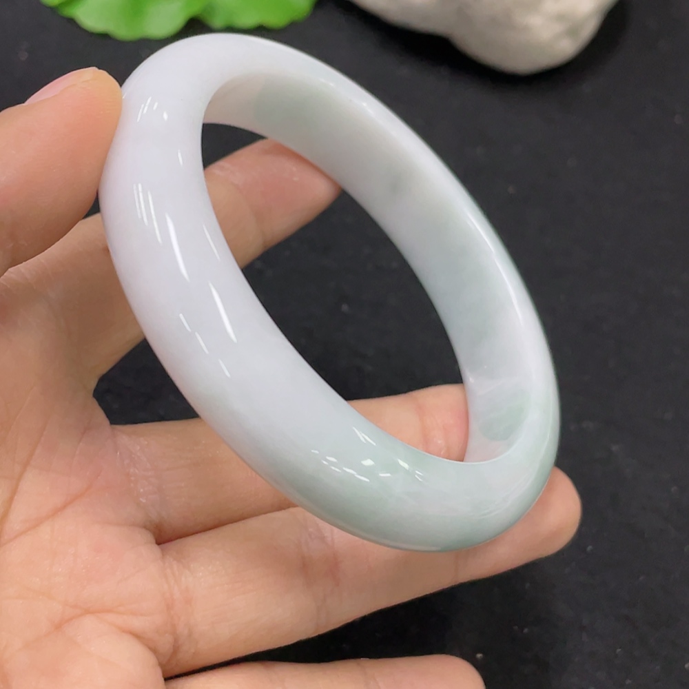F31612827 Jadeite Round Bangle Size 57 Total Weight Approx. 59.35g
