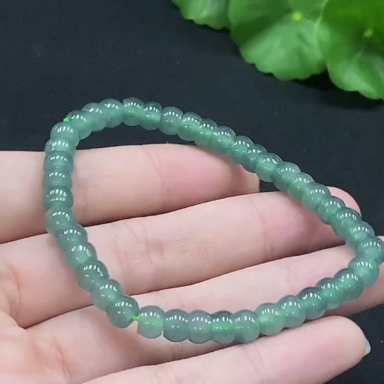 F35133312 Jadeite Beads Total Weight Approx.11.1g Size Approx.5.8mm