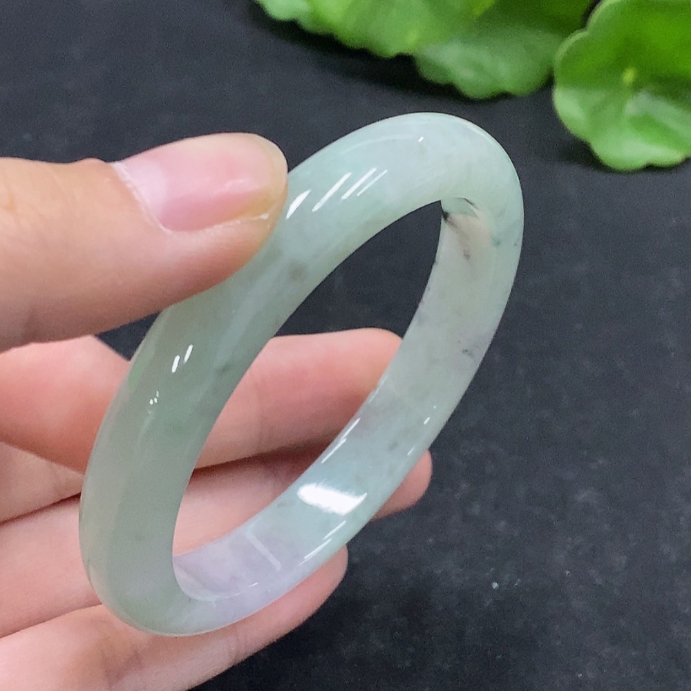 F33946980 Jadeite Round Bracelet Size 53.7 Total Weight Approx. 39.87g