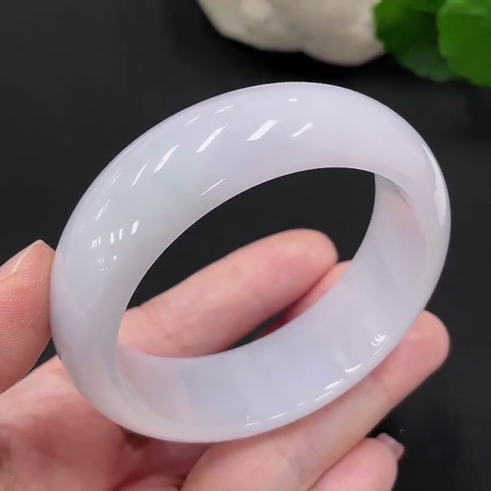 F25905734 Jadeite Round Bangle Size 54.5 Total Weight Approx. 76g