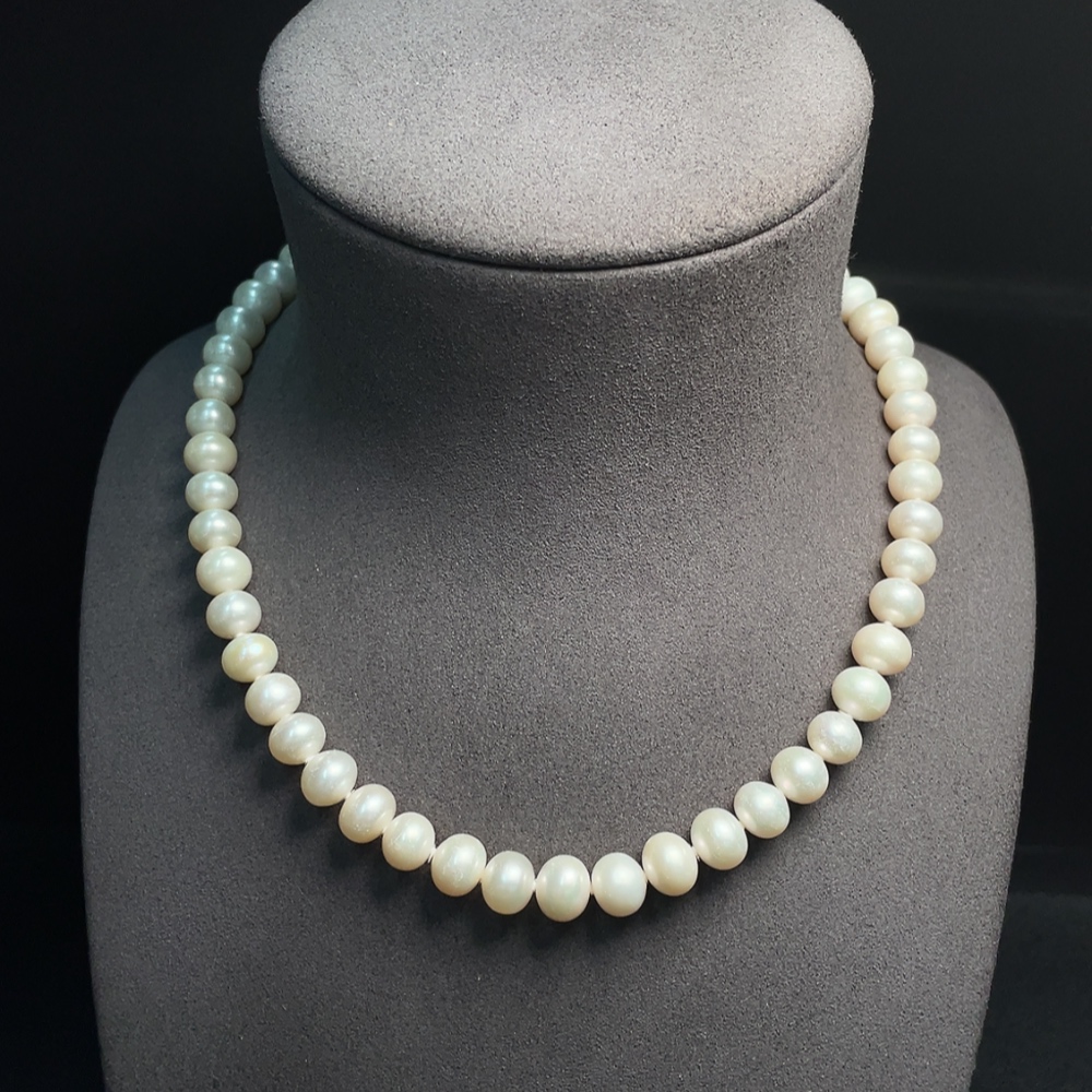 C34993202 Pearl Necklace Non-Gold Total Weight Approx. 49g Size About 9.3mm