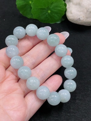 F33873490 Jadeite Bracelet Approx. 12.1mm Total Weight Approx. 50g