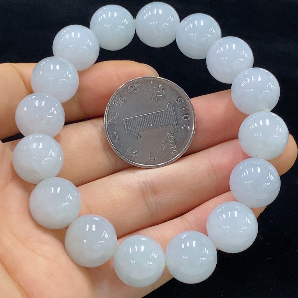 F32803633 Jadeite Bracelet Approx.12.8mm Total Weight Approx.59.59g