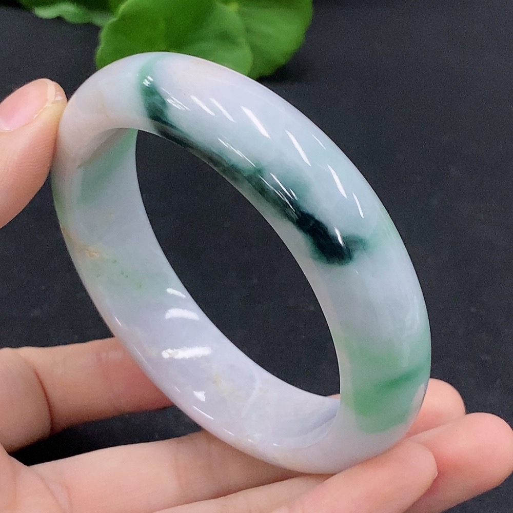 F32695883 Jadeite round bracelet, loop size 58.4, total weight approx. 80.72g