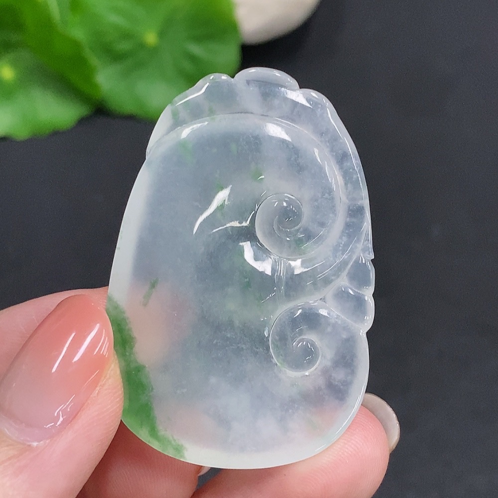 F34003280 Jadeite Ruyi Pendant Total Weight Approx.14g