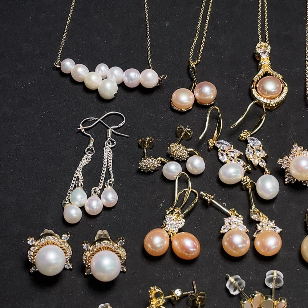 C34988402 Pearl Jewelry Non-Gold Total Weight Approx. 112g Sell as a Lot