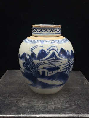 W41943369 陶瓷 全品 清青花盖罐
