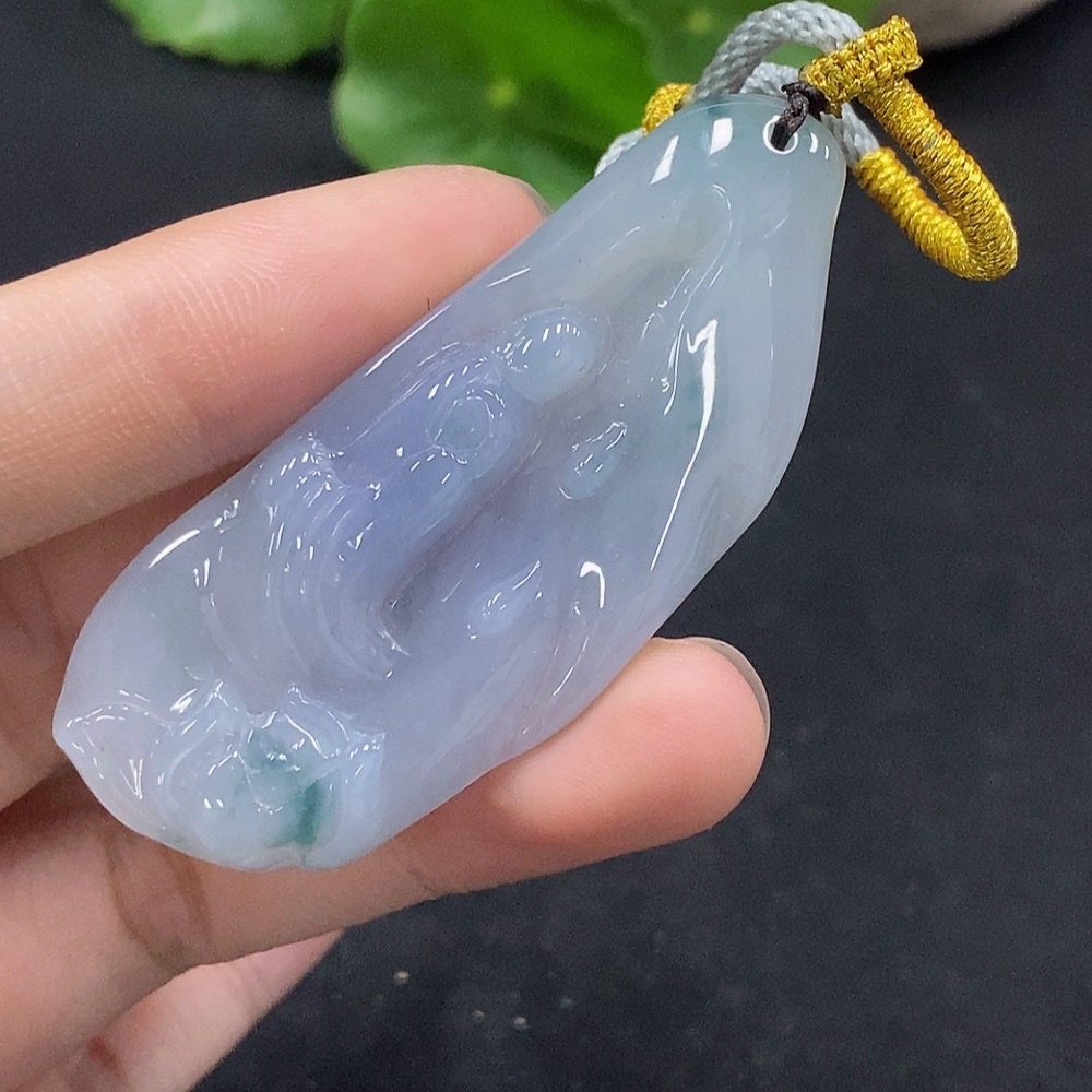 F34028706 Jadeite Enlightenment Pendant Total Weight Approx.16.46g