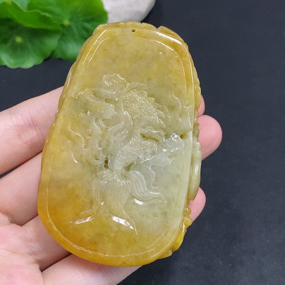 F31646249 Jadeite Amitabha Pendant