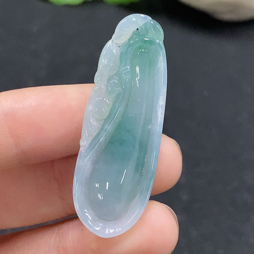 F34963744 Jadeite Pendant Lucky Melon Total Weight Approx. 6.82g