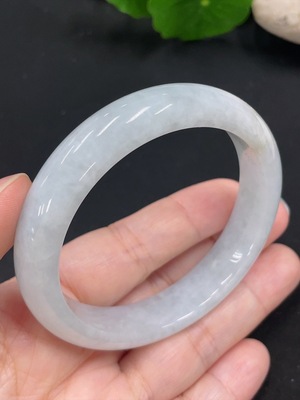 F30453294 Jadeite Regular Round Bracelet 54.8 Inner Diameter Approx.49.4g Total Weight