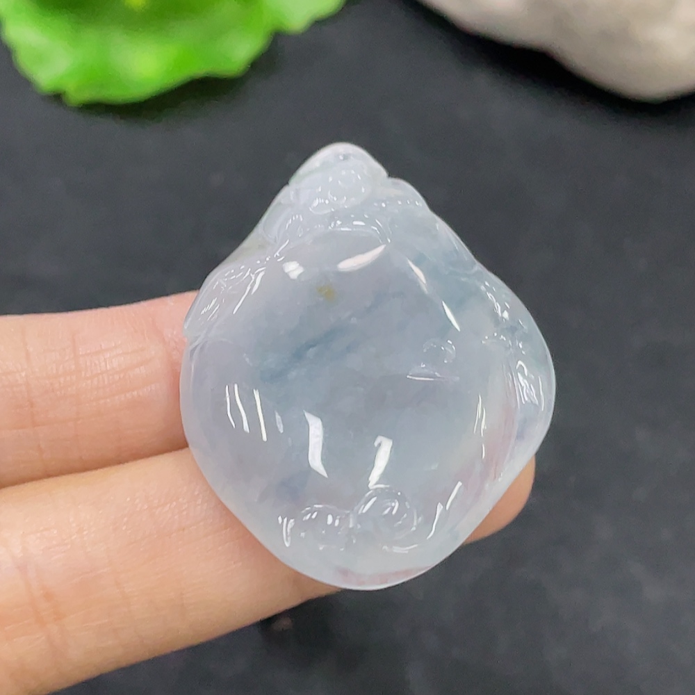 F31673560 Jadeite Pendant with Cord Total Weight Approx. 19.16g