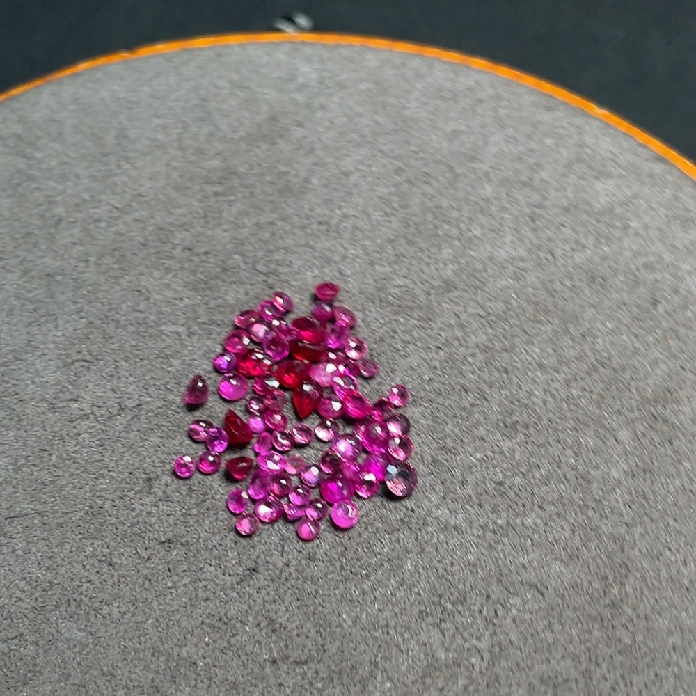 C34040475 Ruby Rough Stone Total Weight Approx. 6.50 Carats Sell as a Lot Qty 10+