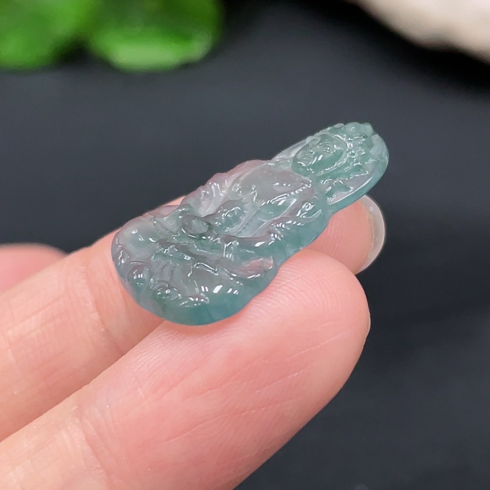 F26997341 Jadeite Tara Pendant Total Weight Approx. 2.55g