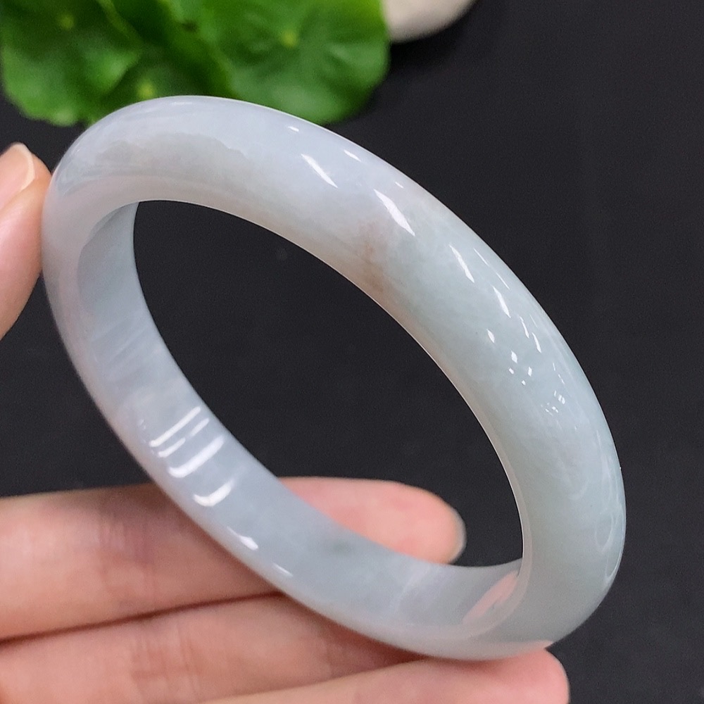 F30489942 Jadeite Circle Bracelet Size 59.2 Total Weight Approx. 51.9g