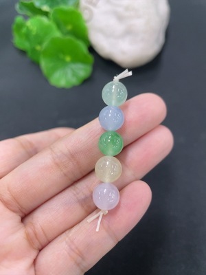 F46550470 翡翠珠子 一手走