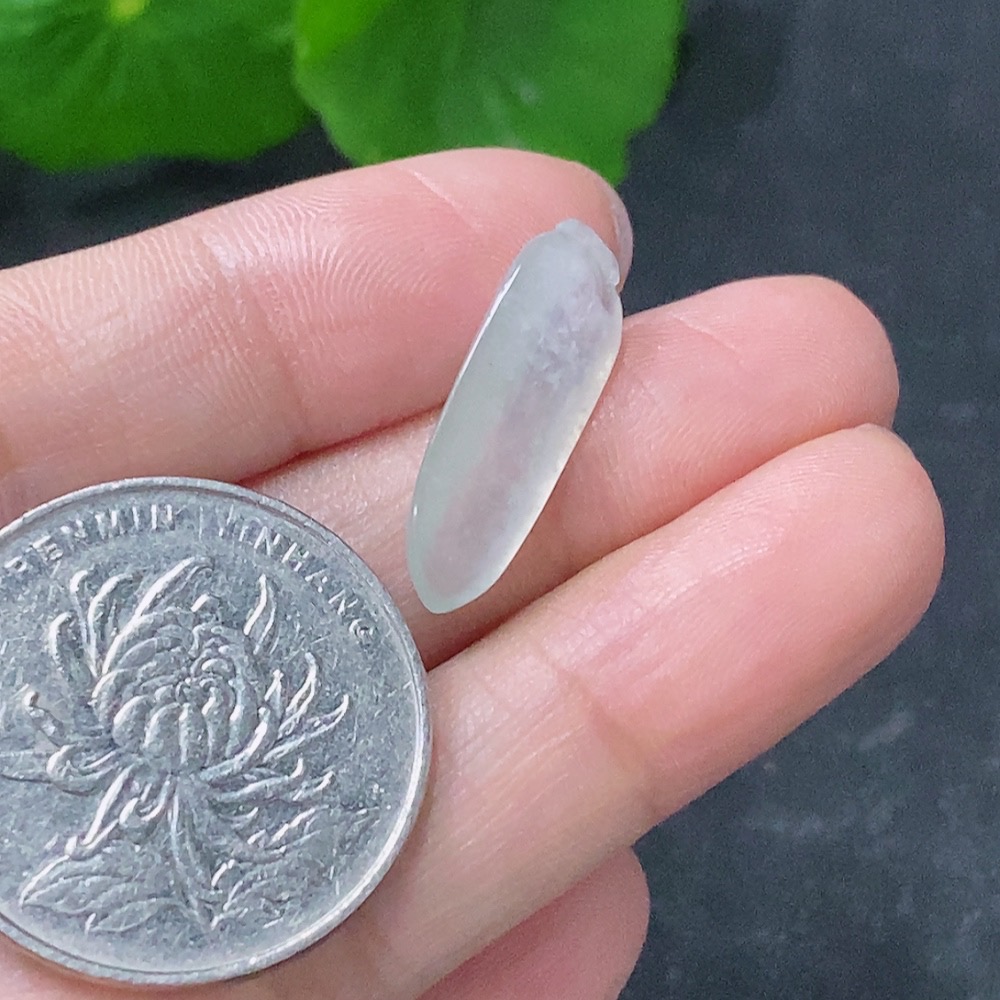 F29351372 Jadeite Fu Gua Pendant, Total Weight Approx. 1.45g