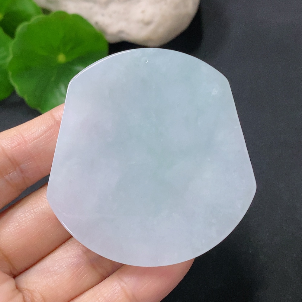 F35089556 Jadeite Pendant Antique Plaque Total Weight Approx. 37.36g