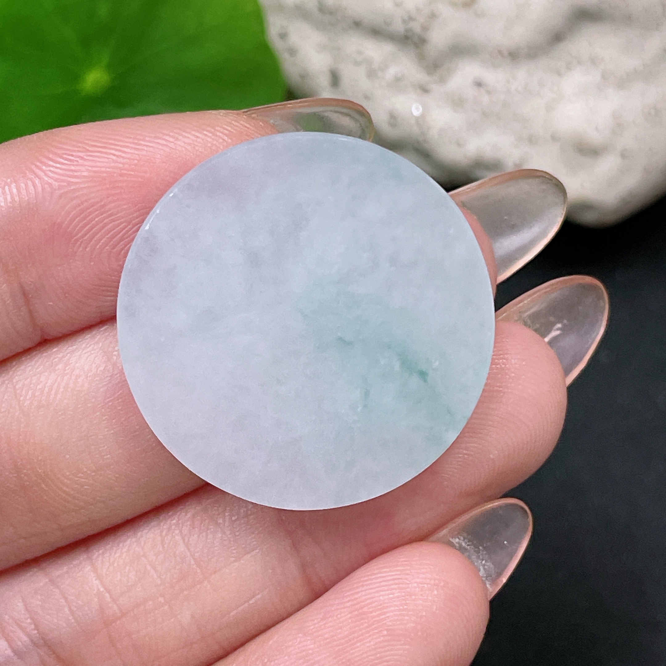 F34984665 Jadeite Pendant Plain Pendant Total Weight Approx. 8.26g