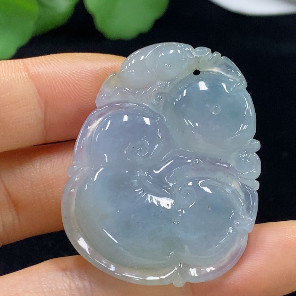 F35136236 Jadeite Pendant Ruyi Total Weight Approx.19.36g