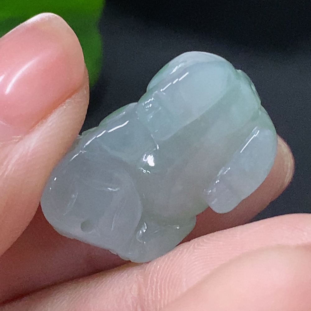F35116285 Jadeite Pendant Pixiu Total Weight Approx. 6.54g