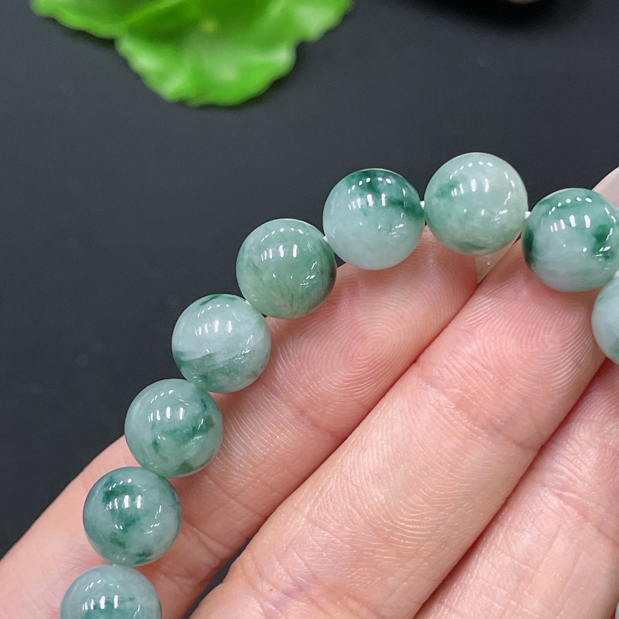 F35159281 Jadeite Bracelet Total Weight Approx. 31.4g Size About 9.8mm