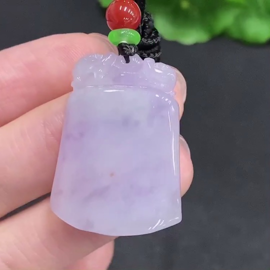 F35123834 Jadeite Antique Pendant Total Weight Approx. 13.4g (Including Rope Weight) Beads Not Jadeite