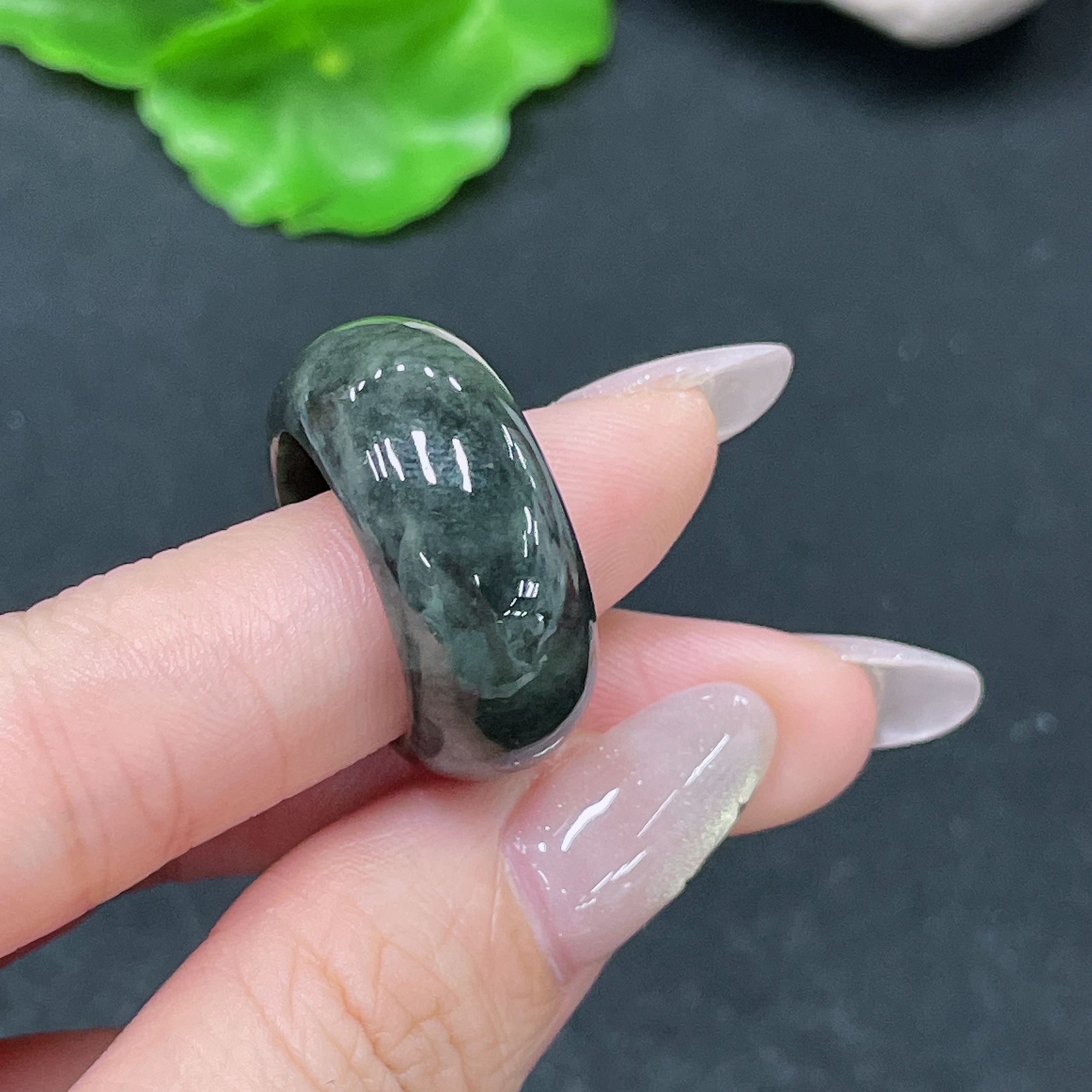 F35138412 Jadeite Ring Total Weight Approx.8.74g Size 14