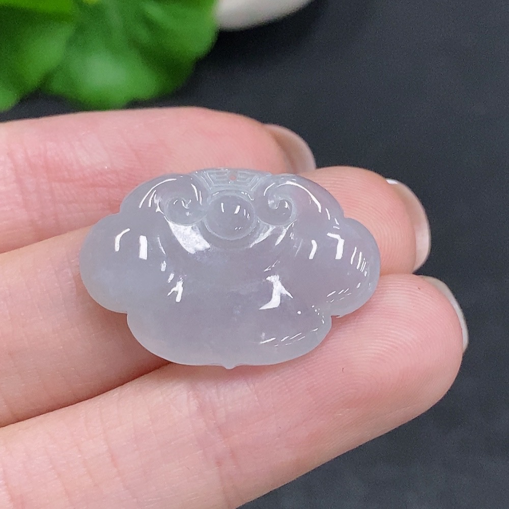 F34034308 Jadeite Ruyi Pendant Total Weight Approx.4.1g