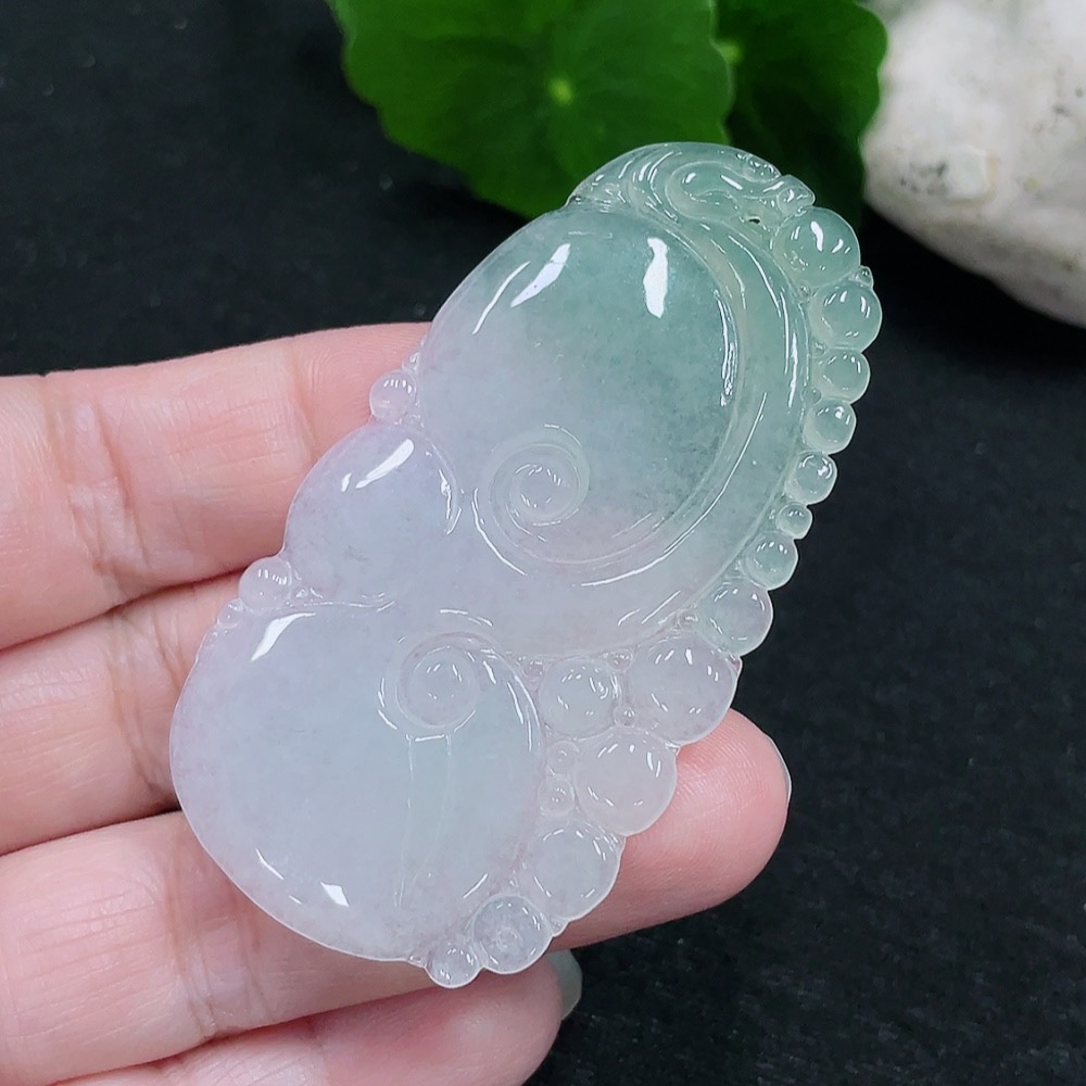 F32772473 Jadeite Ruyi Pendant Total Weight Approx. 11.4g