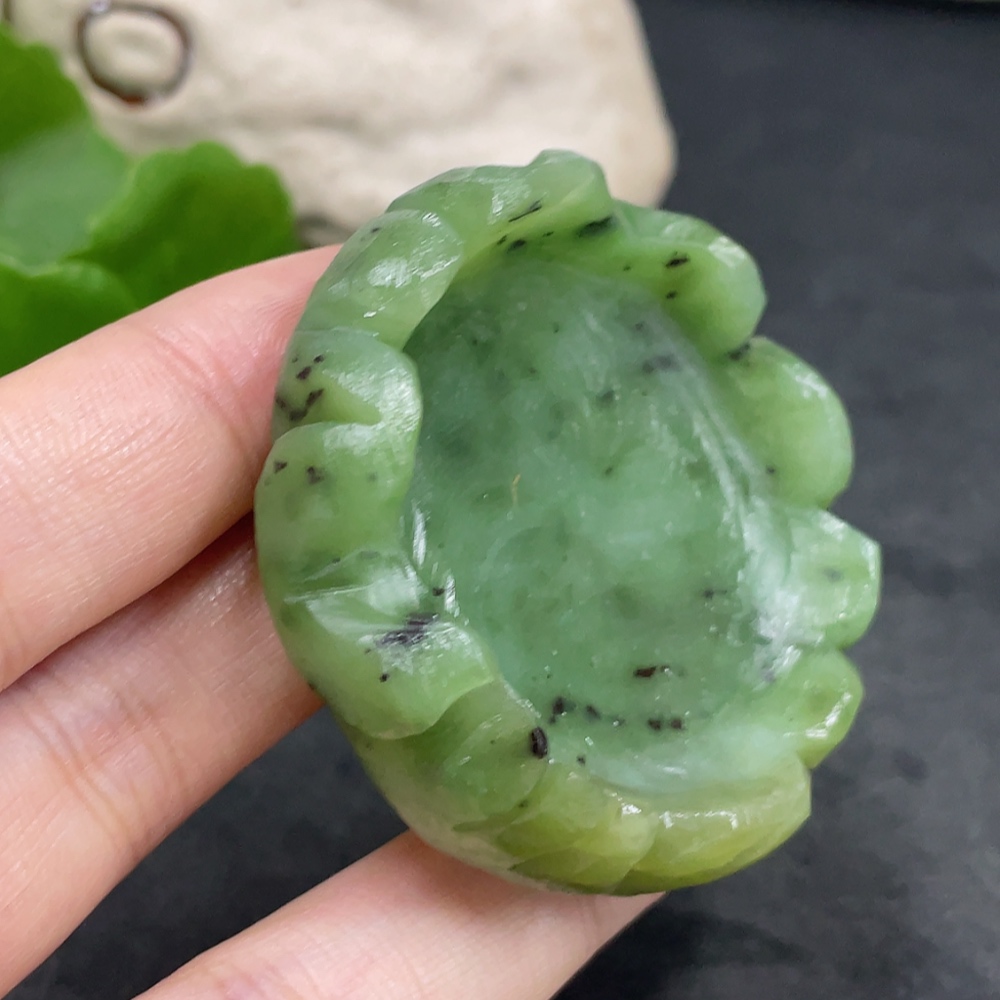 H33925410 Hetian Jade Small Inkstone