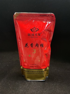D40806484 青茶（武夷岩茶）2026年  国晟义发 花香肉桂3  250g 包装略完整 没有品鉴 保质期三年（新估价机制）