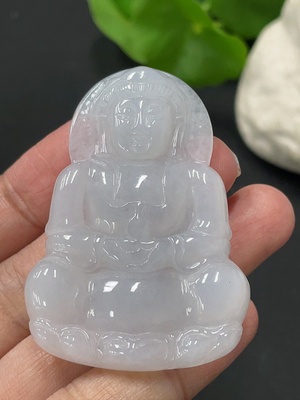 F34019463 Jadeite Guanyin Pendant Total Weight: Approx. 18.1g