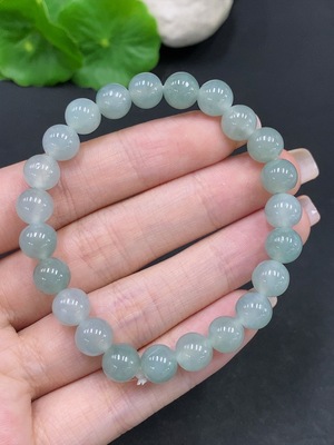 F27144480 Jadeite Bracelet Approx 7.7mm Total Weight About 20g