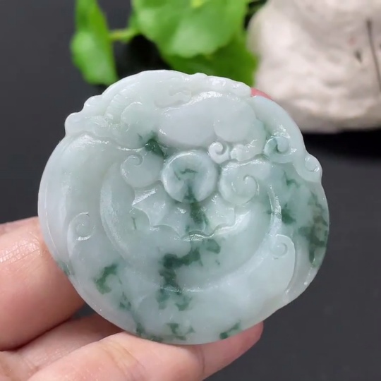 F35108669 Jadeite Rough Pendant Total Weight Approx. 33.27g