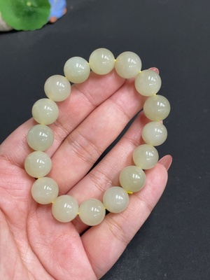 H34973161 Hetian Jade Bracelet, Approx. 12.1mm, Total Weight Approx. 42.7g