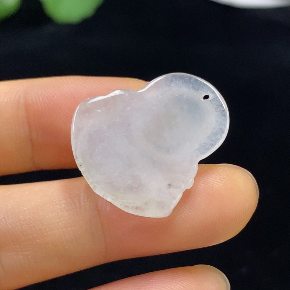 F34024706 Jadeite Buddha Pendant Total Weight Approx. 4.09g