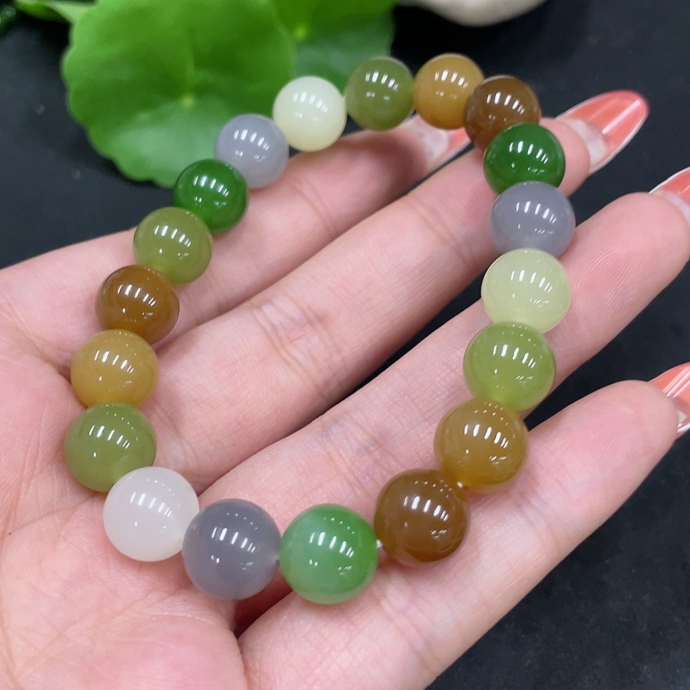 H35084501 Hetian Jade Bracelet, Approx. 9.7mm, Total Weight About 29g