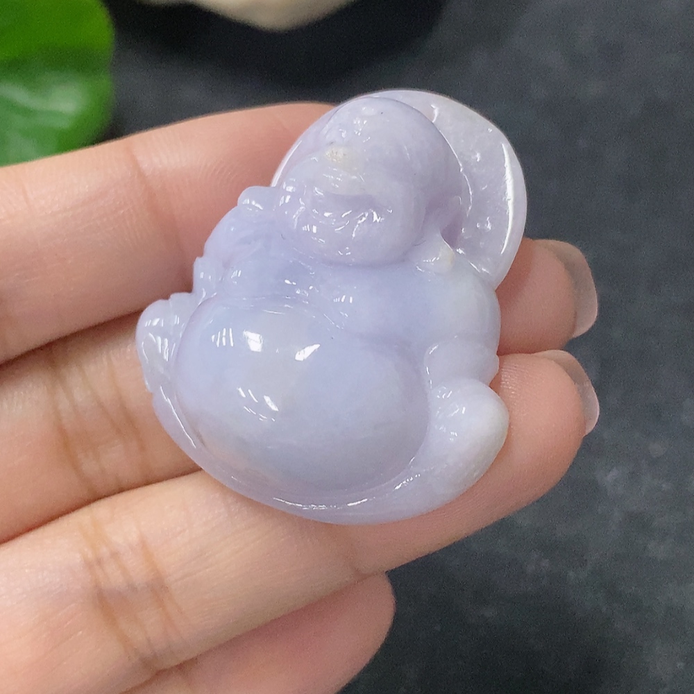 F34041886 Jadeite Pendant Buddha, Total Weight Approx. 20.920g